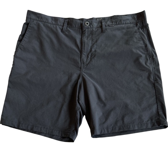Hurley Nike Dri Fit Chino Golf Stretch Casual Shorts Men’s Size 38” Black 8” Ins - Picture 1 of 10